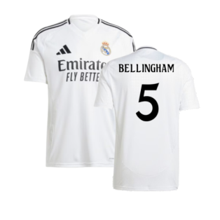 2024-2025 Real Madrid Home Shirt (Bellingham 5)