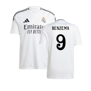 2024-2025 Real Madrid Home Shirt (Benzema 9)