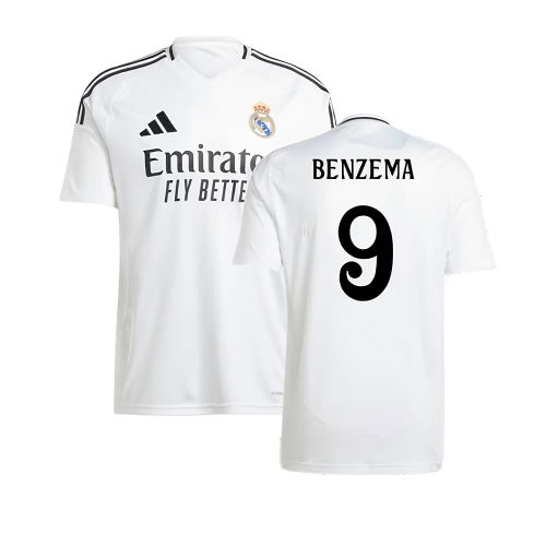 2024-2025 Real Madrid Home Shirt (Benzema 9)