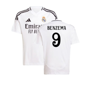 2024-2025 Real Madrid Home Shirt (Kids) (Benzema 9)