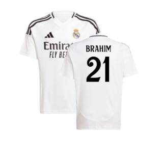 2024-2025 Real Madrid Home Shirt (Kids) (Brahim 21)