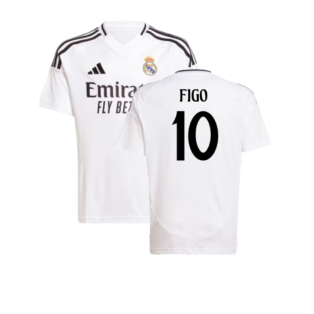 2024-2025 Real Madrid Home Shirt (Kids) (Figo 10)