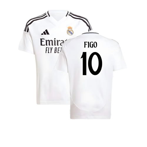 2024-2025 Real Madrid Home Shirt (Kids) (Figo 10)