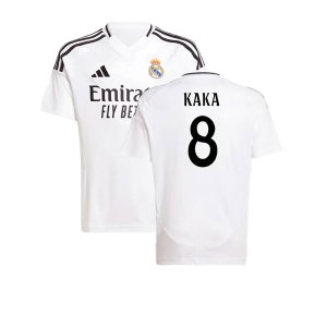 2024-2025 Real Madrid Home Shirt (Kids) (Kaka 8)