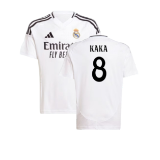 2024-2025 Real Madrid Home Shirt (Kids) (Kaka 8)