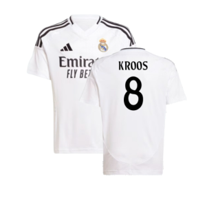 2024-2025 Real Madrid Home Shirt (Kids) (Kroos 8)