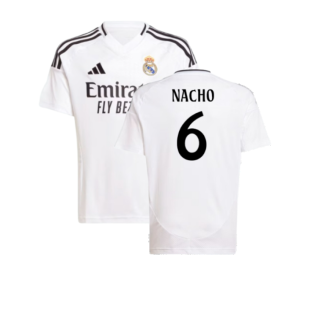 2024-2025 Real Madrid Home Shirt (Kids) (Nacho 6)