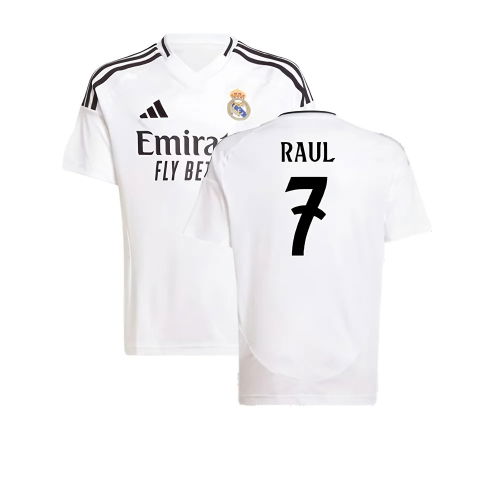 2024-2025 Real Madrid Home Shirt (Kids) (Raul 7) 2024-2025 Real Madrid Home Shirt (Kids) (Raul 7)