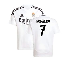 2024-2025 Real Madrid Home Shirt (Kids) (Ronaldo 7)