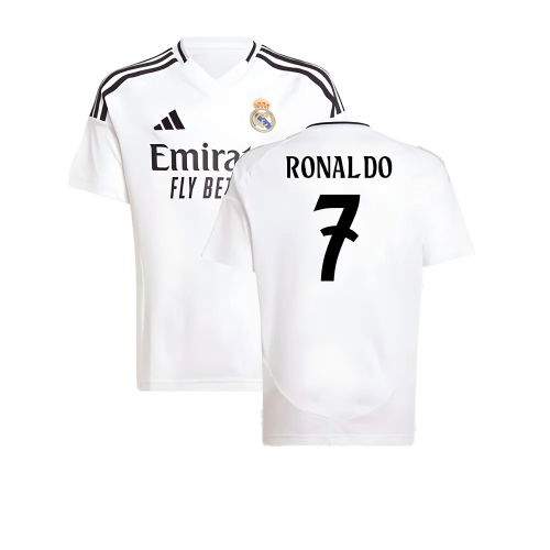 2024-2025 Real Madrid Home Shirt (Kids) (Ronaldo 7)