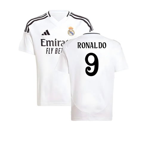 2024-2025 Real Madrid Home Shirt (Kids) (Ronaldo 9)