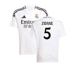 2024-2025 Real Madrid Home Shirt (Kids) (Zidane 5)