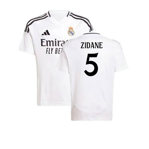 2024-2025 Real Madrid Home Shirt (Kids) (Zidane 5)