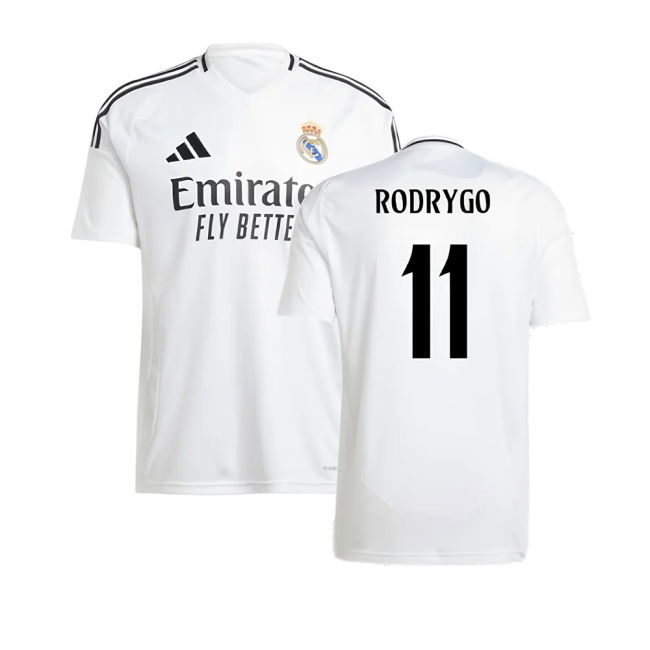 2024-2025 Real Madrid Home Shirt (Rodrygo 11)