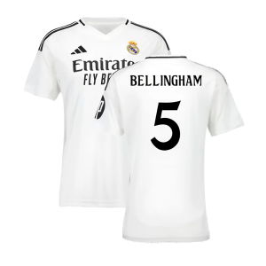 2024-2025 Real Madrid Home Shirt (Womens) (Bellingham 5)