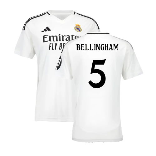 2024-2025 Real Madrid Home Shirt (Womens) (Bellingham 5)