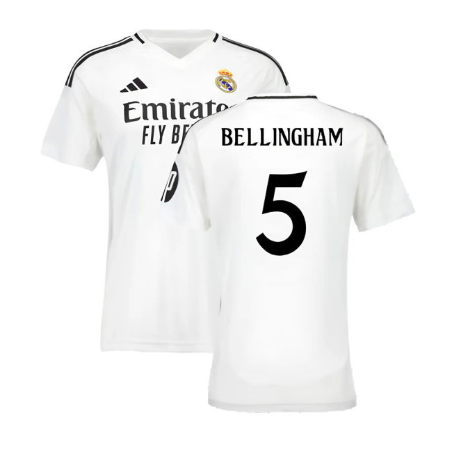 2024-2025 Real Madrid Home Shirt (Womens) (Bellingham 5)