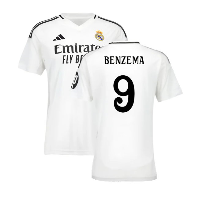 2024-2025 Real Madrid Home Shirt (Womens) (Benzema 9)