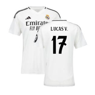 2024-2025 Real Madrid Home Shirt (Womens) (Lucas V. 17)