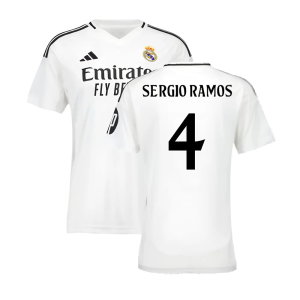 2024-2025 Real Madrid Home Shirt (Womens) (Sergio Ramos 4)