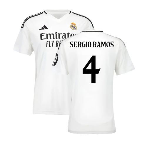 2024-2025 Real Madrid Home Shirt (Womens) (Sergio Ramos 4)