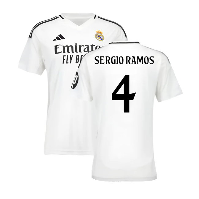 2024-2025 Real Madrid Home Shirt (Womens) (Sergio Ramos 4)