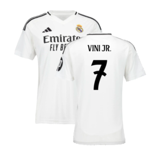 2024-2025 Real Madrid Home Shirt (Womens) (Vini Jr. 7)