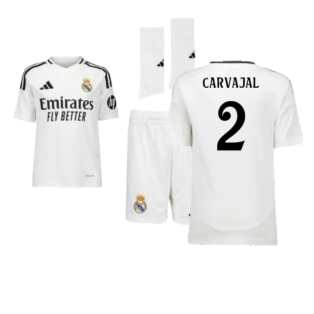 2024-2025 Real Madrid Home Youth Kit (Carvajal 2)