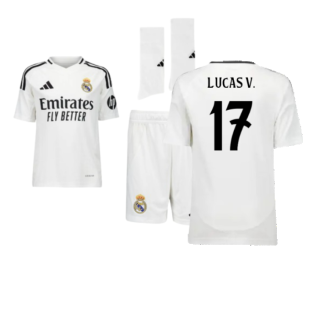 2024-2025 Real Madrid Home Youth Kit (Lucas V. 17)