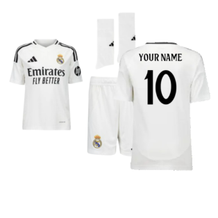 2024-2025 Real Madrid Home Youth Kit (Your Name)