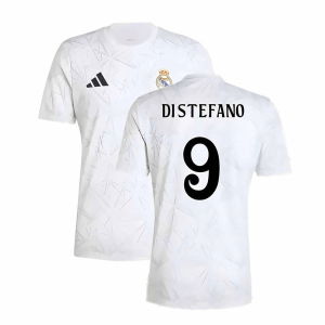 2024-2025 Real Madrid Pre-Match Shirt (White) (Di Stefano 9)
