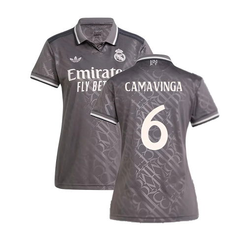 2024-2025 Real Madrid Third Shirt (Womens) (Camavinga 6)