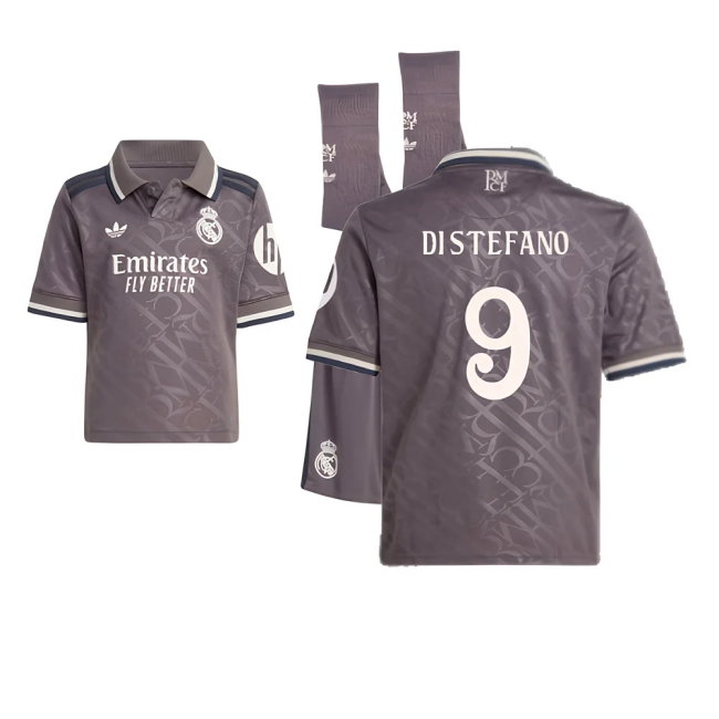 2024-2025 Real Madrid Third Youth Kit (Di Stefano 9)