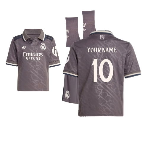 2024-2025 Real Madrid Third Youth Kit (Your Name)