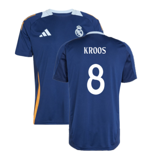 2024-2025 Real Madrid Training Jersey (Navy) (Kroos 8)