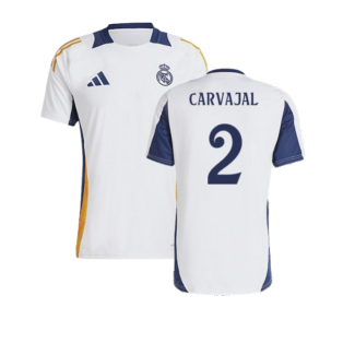2024-2025 Real Madrid Training Shirt (White) (Carvajal 2)