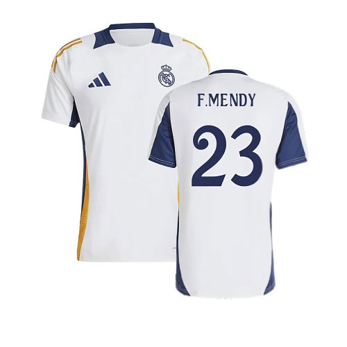 2024-2025 Real Madrid Training Shirt (White) (F.Mendy 23)