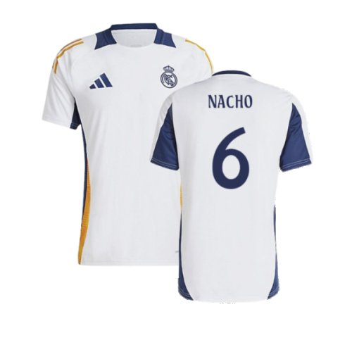 2024-2025 Real Madrid Training Shirt (White) (Nacho 6)