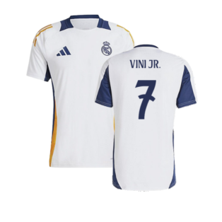 2024-2025 Real Madrid Training Shirt (White) (Vini Jr. 7)