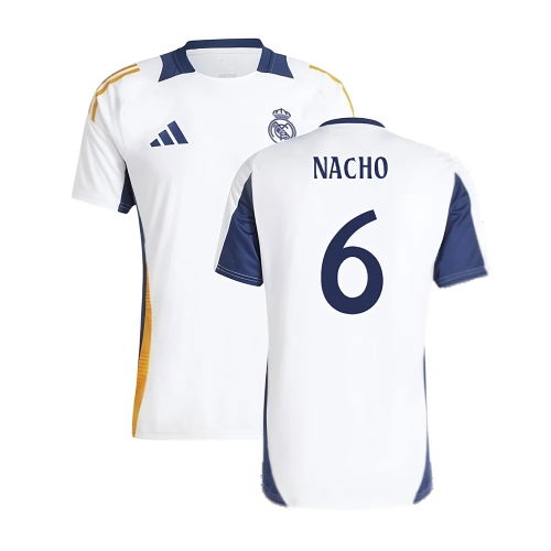 2024-2025 Real Madrid Training Tee (White) (Nacho 6)