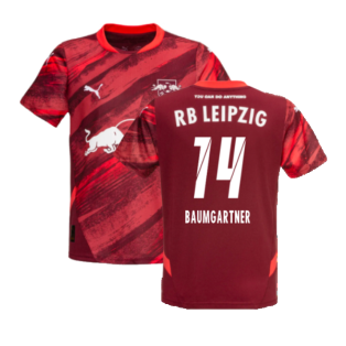 2024-2025 Red Bull Leipzig Away Shirt (Kids) (Baumgartner 14)