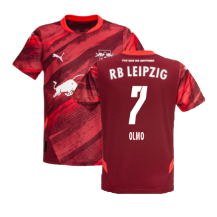 2024-2025 Red Bull Leipzig Away Shirt (Kids) (Olmo 7)