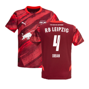 2024-2025 Red Bull Leipzig Away Shirt (Kids) (Orban 4)