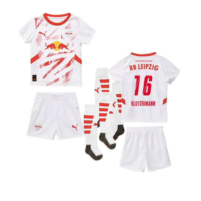 2024-2025 Red Bull Leipzig Home Mini Kit (Klostermann 16)