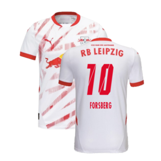 2024-2025 Red Bull Leipzig Home Shirt (Forsberg 10)