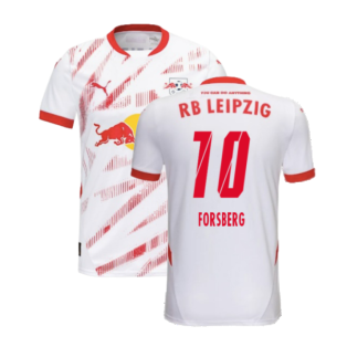 2024-2025 Red Bull Leipzig Home Shirt (Kids) (Forsberg 10)