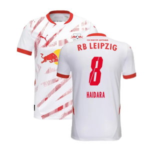 2024-2025 Red Bull Leipzig Home Shirt (Kids) (Haidara 8)