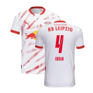 2024-2025 Red Bull Leipzig Home Shirt (Kids) (Orban 4)