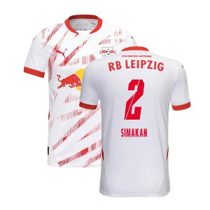 2024-2025 Red Bull Leipzig Home Shirt (Kids) (Simakan 2)
