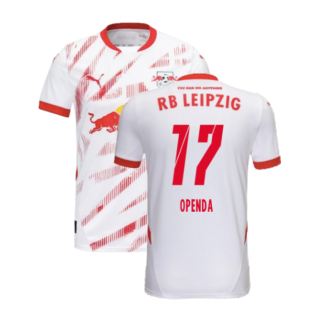 2024-2025 Red Bull Leipzig Home Shirt (Openda 17)